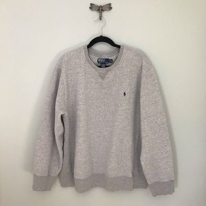 🇺🇸POLO🇺🇸 GRAY SWEATER XXL